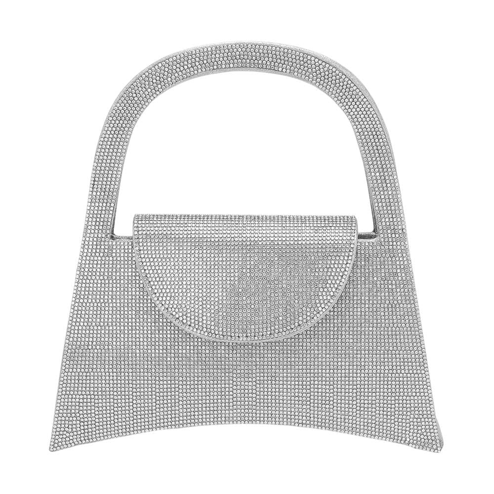 Sparkling Studded Evening Crossbody Bag