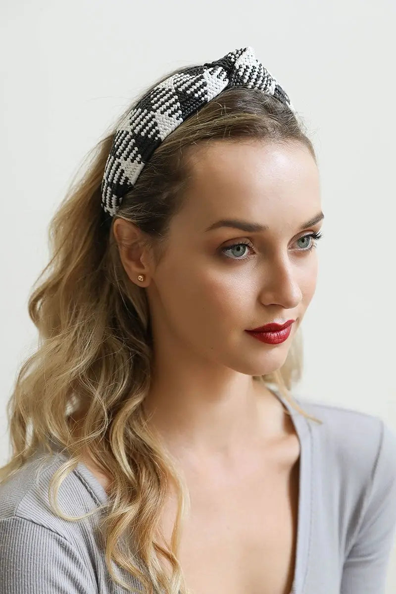 Straw Rattan Knotted Headband
