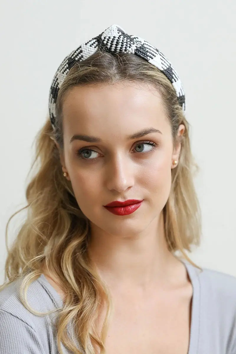 Straw Rattan Knotted Headband