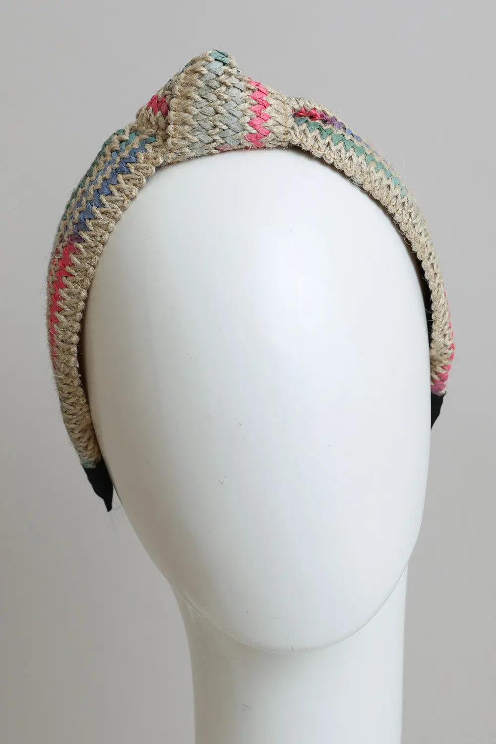 Twine Woven Knotted Headband – Rustic Elegance