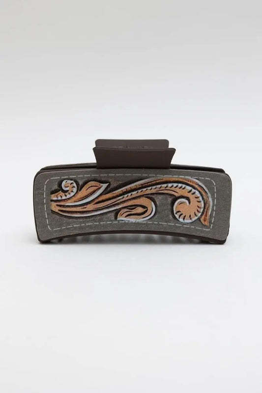 Swirl Pattern Hair Claw Clip – Ornate & Stylish 🌸