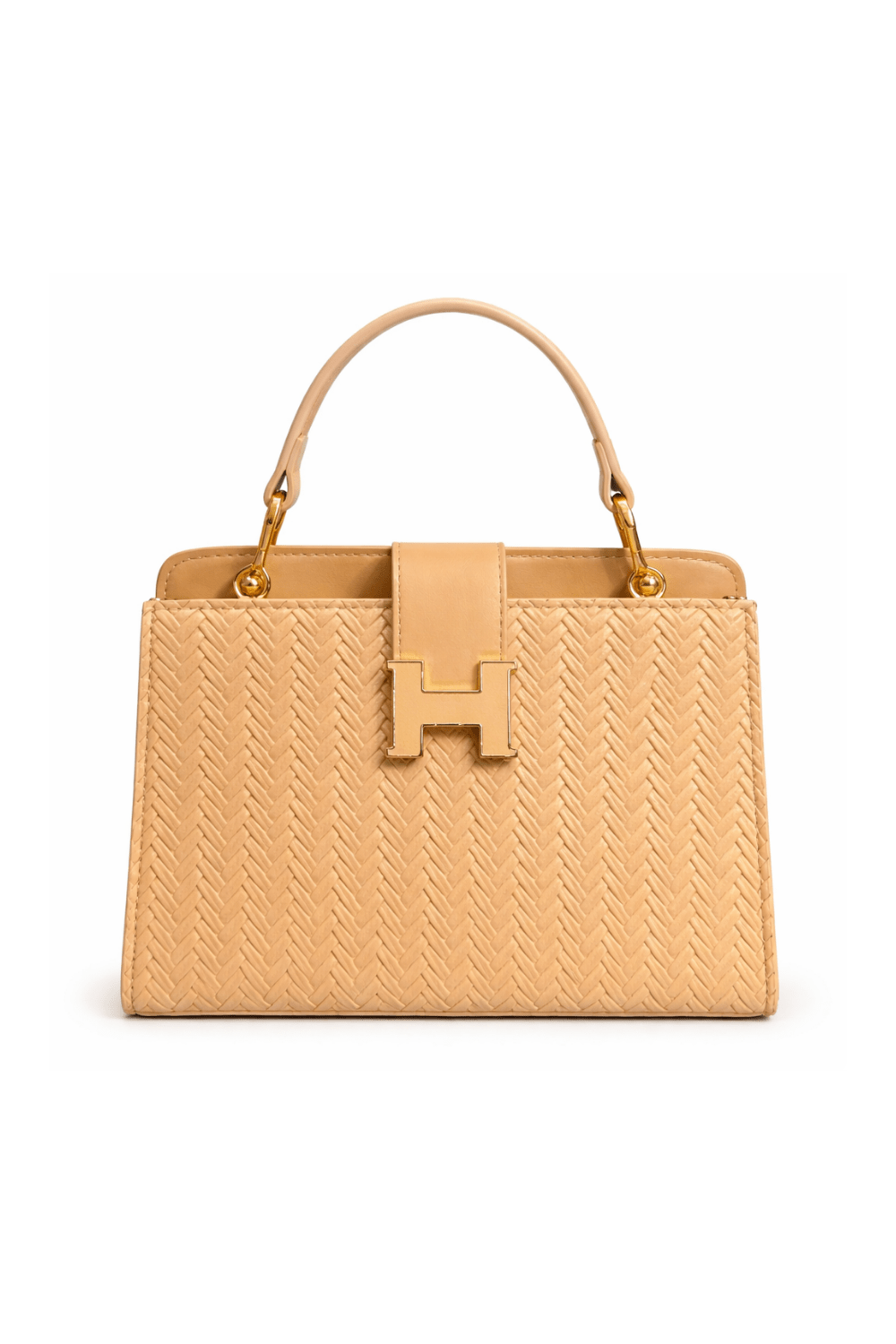 The Icon Woven Top Handle Bag – Statement Mini Handbag for Going Out & Trendy Outfits