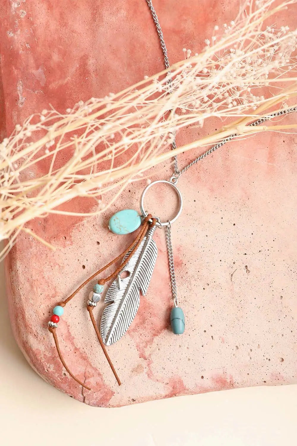 Turquoise Charm Necklace✨
