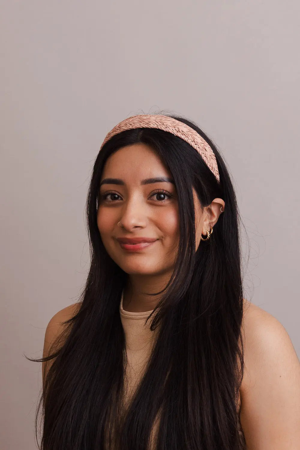 Vegan Leather Patterned Headband – Stylish and Ethical