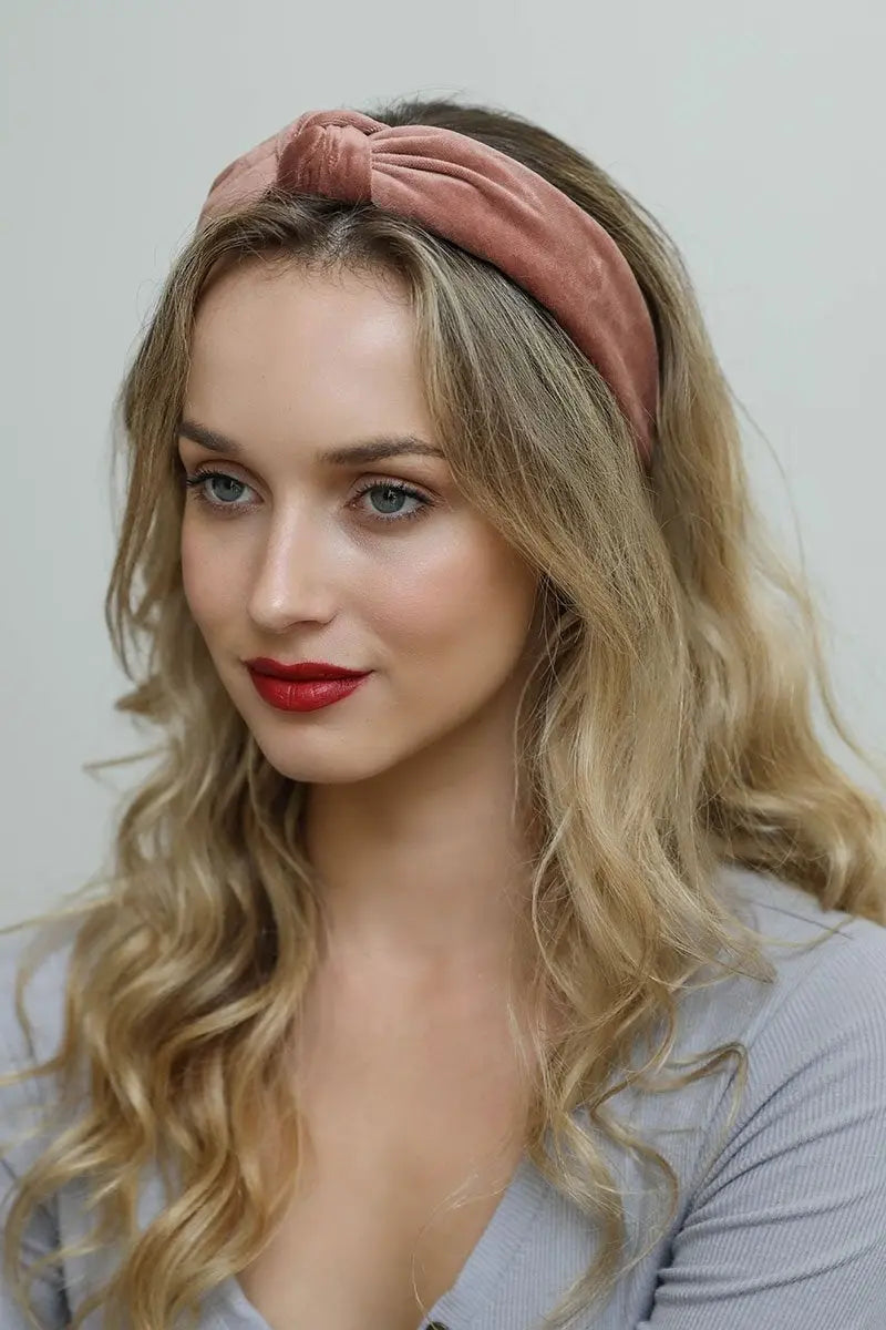 Velvet Twist Knot Headband
