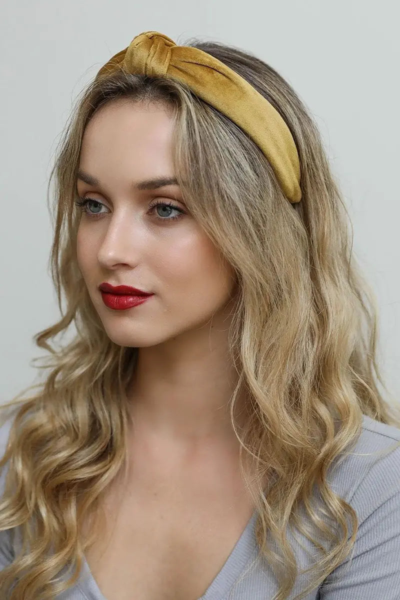 Velvet Twist Knot Headband