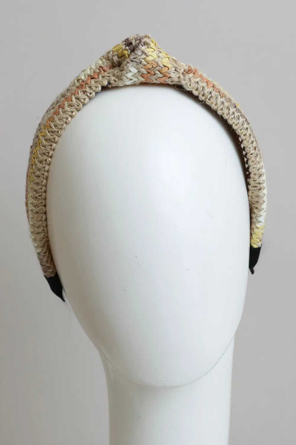 Twine Woven Knotted Headband – Rustic Elegance