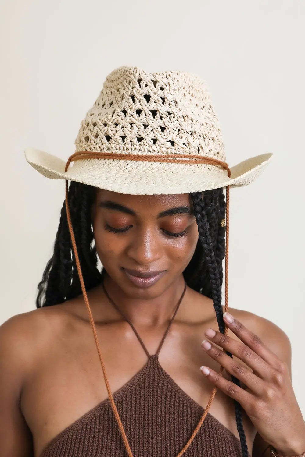 Eco Friendly Weaved Western Cowboy Hat