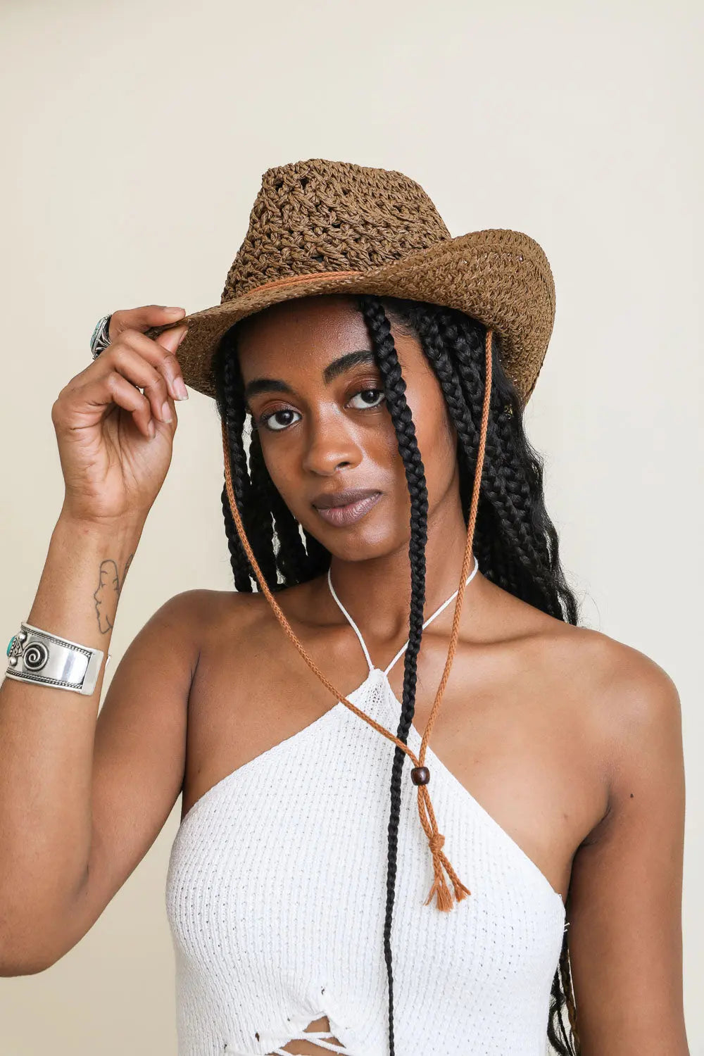 Eco Friendly Weaved Western Cowboy Hat